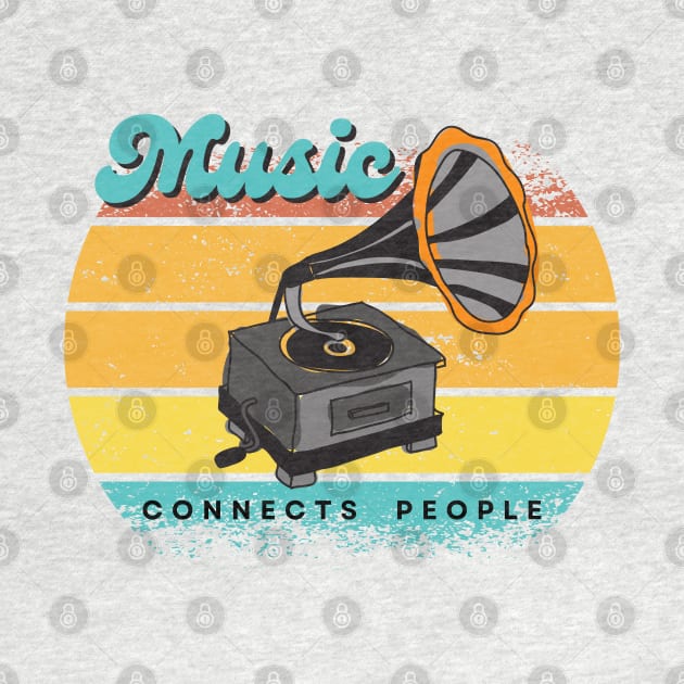 Gramophone Phonograph Music Design by EdSan Designs